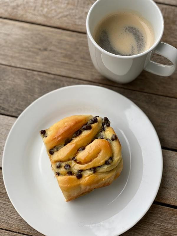 Produktfoto zu Schoko-Pudding Schnecke von Back Bord