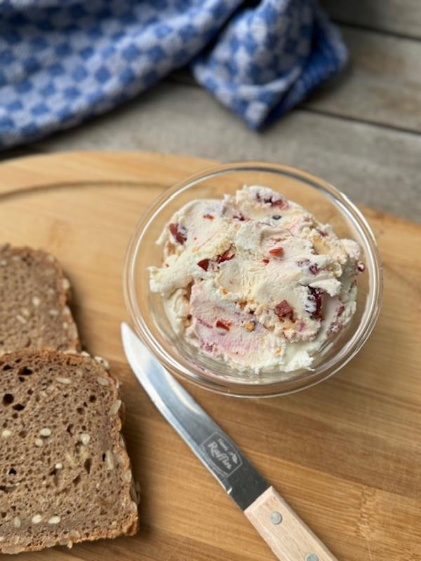 Produktfoto zu Ziegenfrischkäse Cranberry-Chili