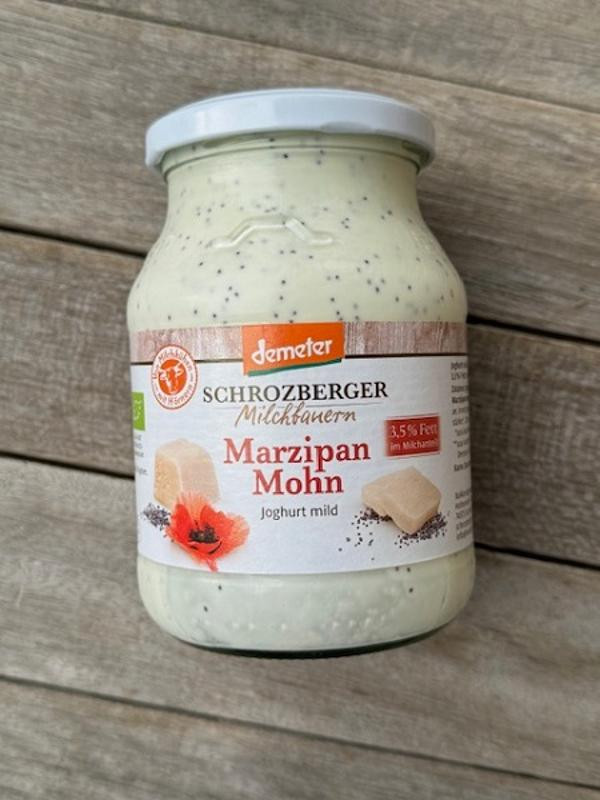 Produktfoto zu Joghurt Marzipan-Mohn 500g Glas