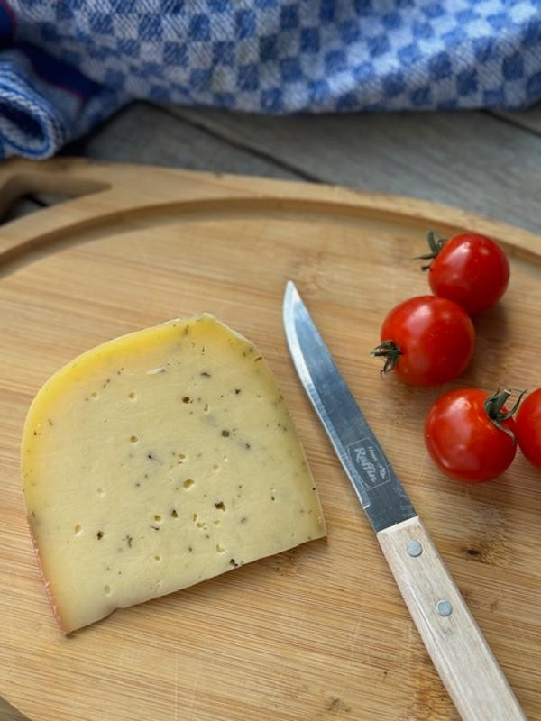 Produktfoto zu Bollheimer Gouda -Knob.-Basilikum 200g