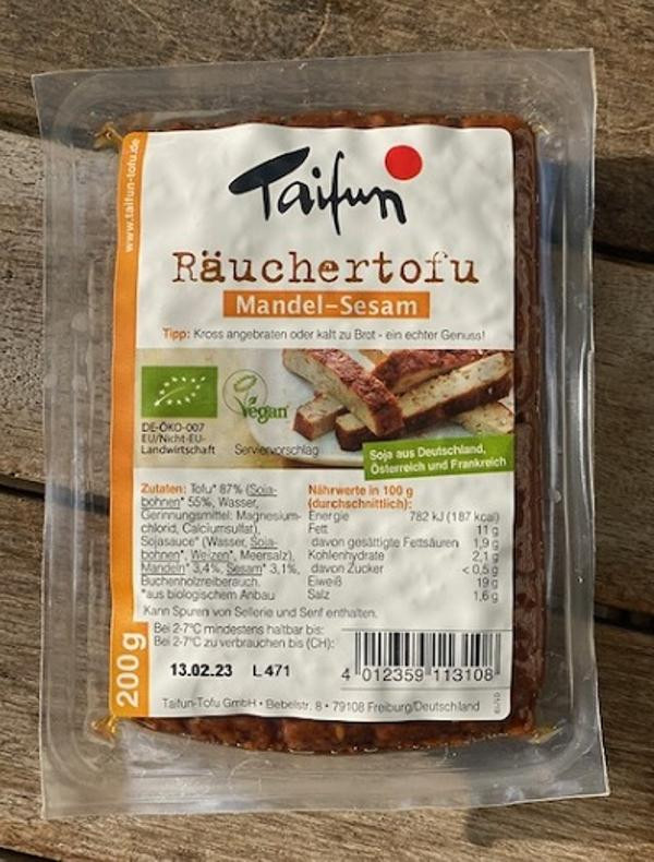 Produktfoto zu Räuchertofu Mandel Sesam 200g